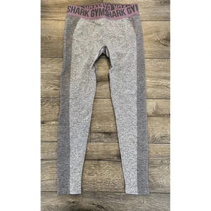 Gymshark Leggings Gray Purple No Tag Small Medium S M